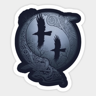 ODIN'S RAVENS Sticker